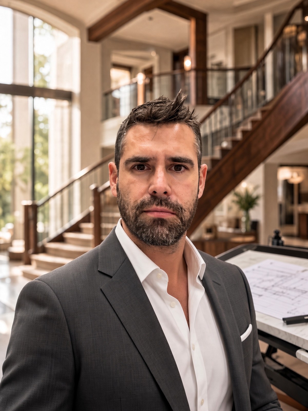Alexander Collins, owner and builder